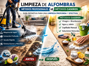 Limpieza de Alfombras: Métodos Profesionales vs Caseros (Guía Definitiva)